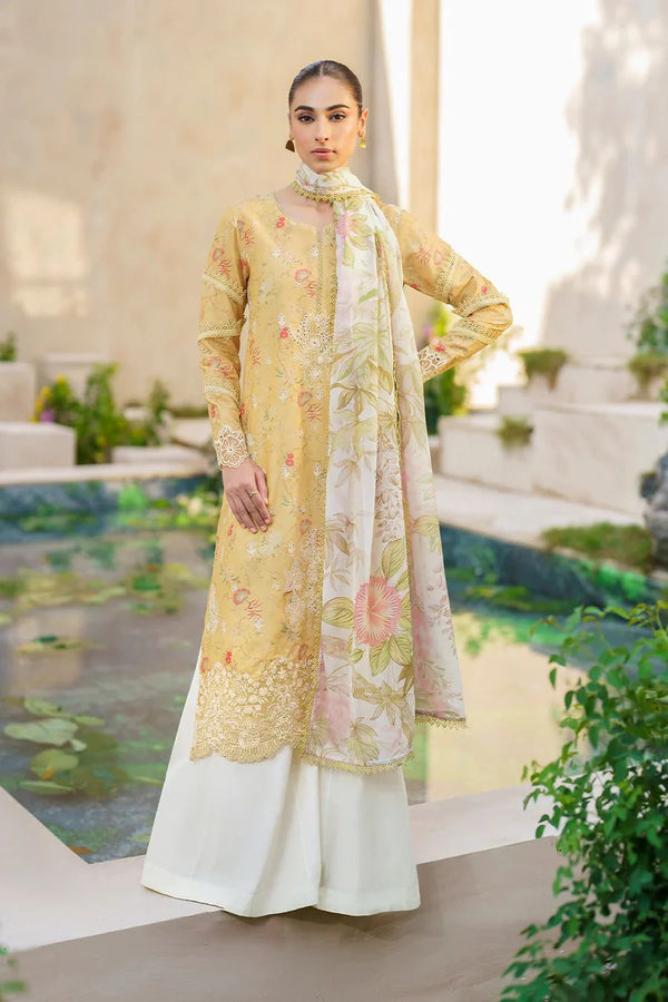 Lawn Luxe – Embroidered Unstitched 3PC Ensemble