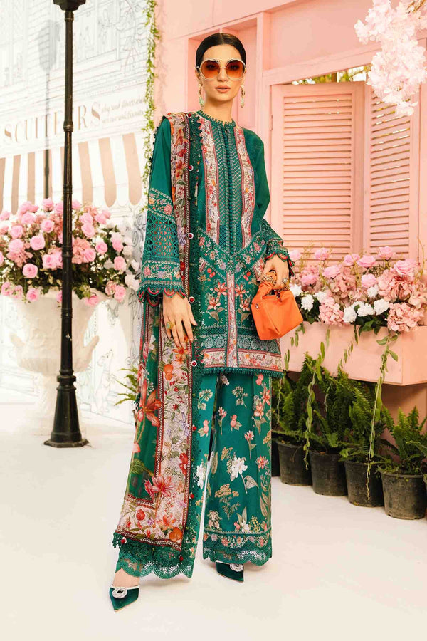 Lawn Luxe – Printed & Embroidered 3PC Ensemble