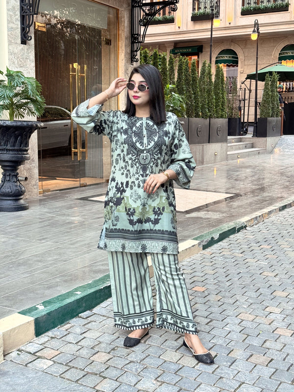 Lujos Printed Two-Piece Set