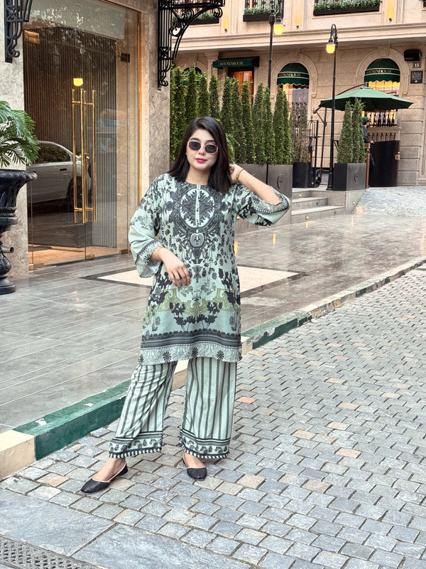Lujos Printed Two-Piece Set
