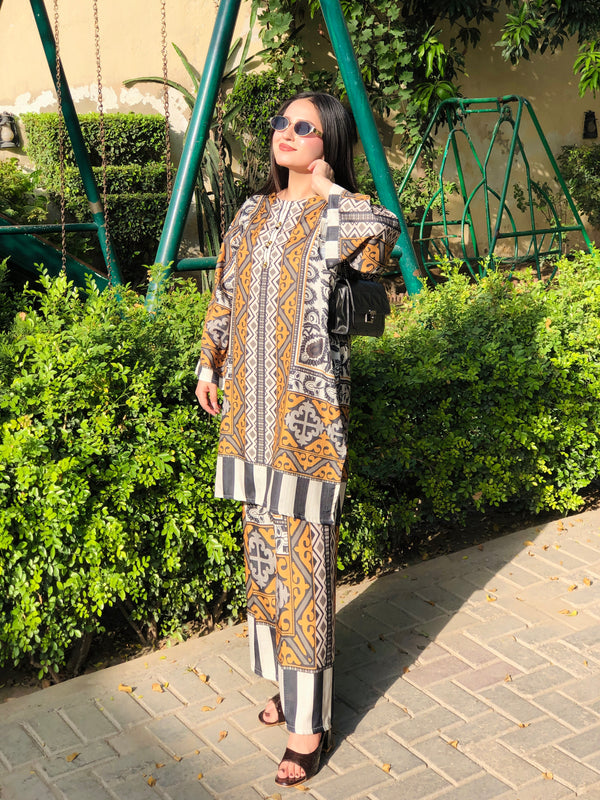 Golden Mosaic Co-Ord Set