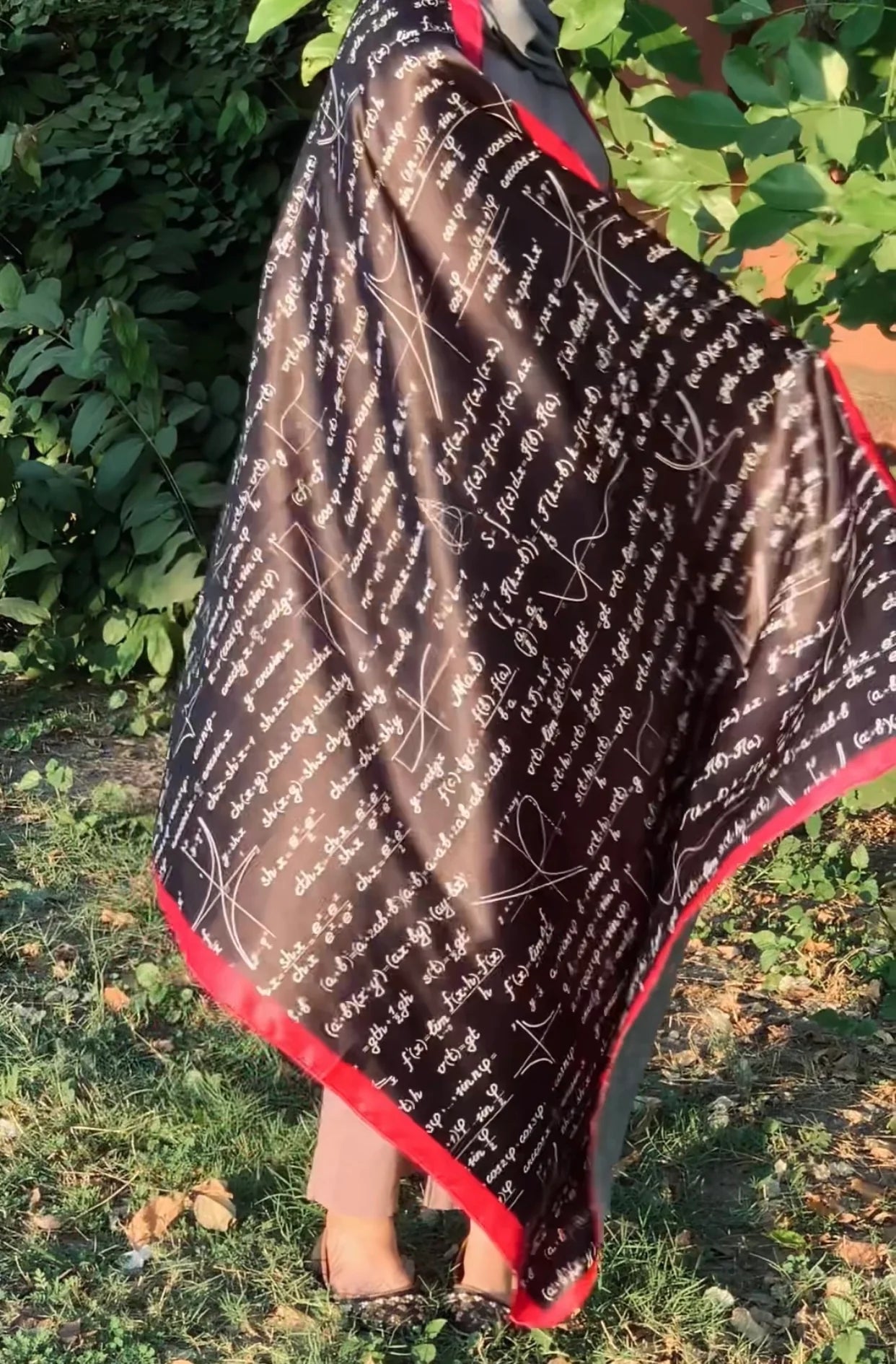 Mathematics & Physics Formula Monochrome Dupatta  – Unique Style for Every Occasion